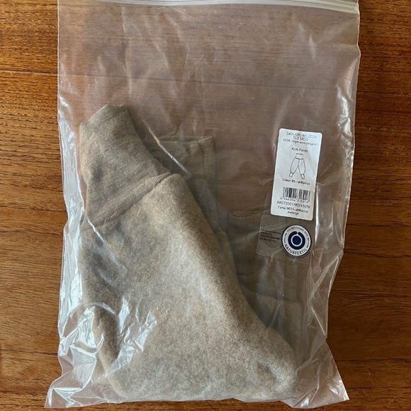 NWT MamaOwl Siskin Barbet Baby Pants in Merino Wool Fleece in Driftwood - Picture 8 of 9